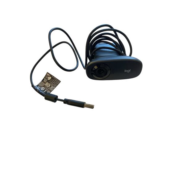 Logitech Logi HD720p Webcam With USB Cable Connection 60” Cord - Picture 1 of 2